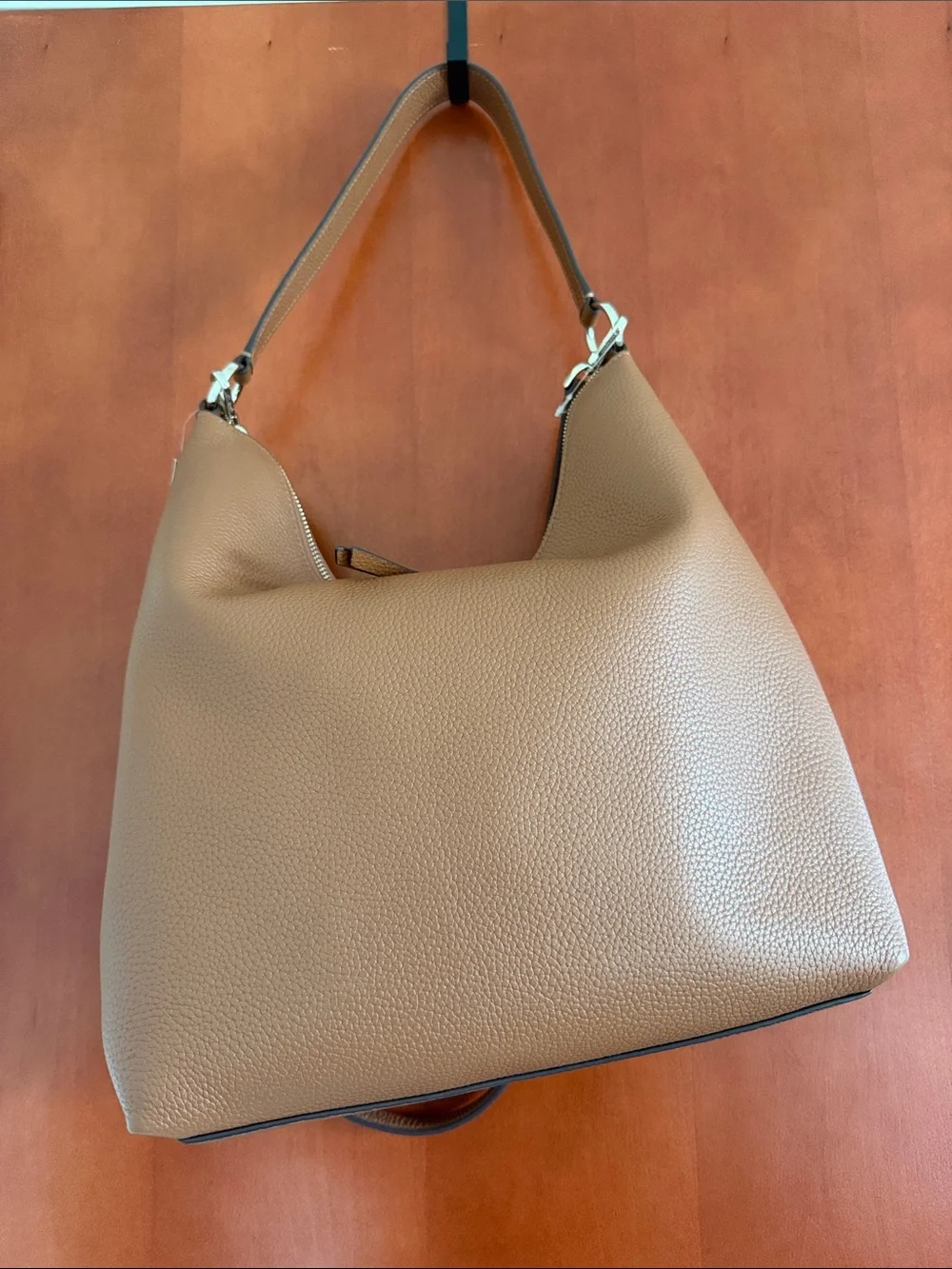 kate spade Tan Pebbled Leather Shoulder/Crossbody Bag